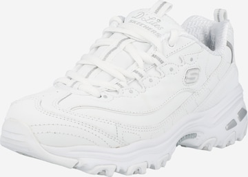 SKECHERS Låg sneaker 'LITES' i vit: framsida