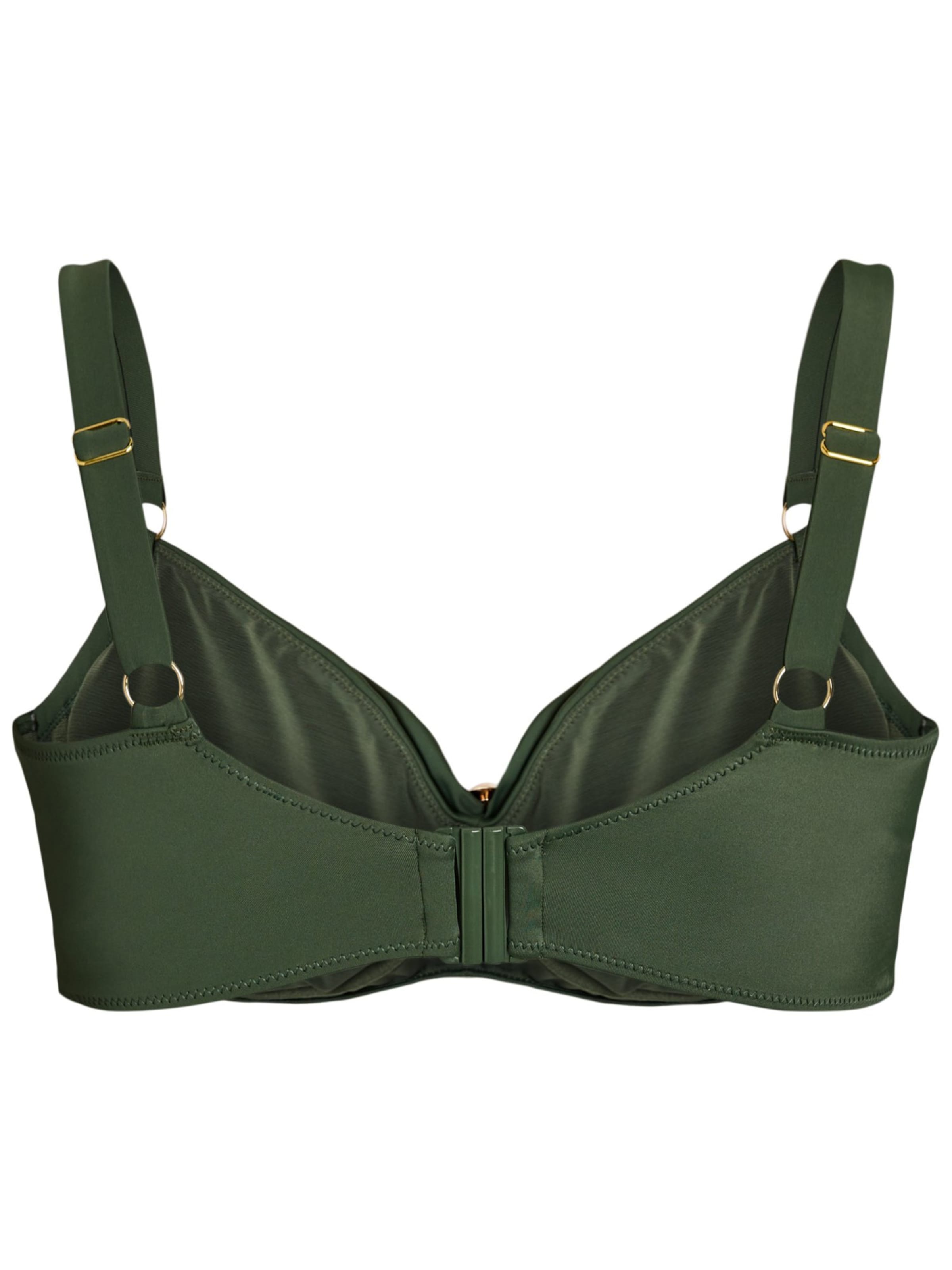 Swim by Zizzi Minimizer Bikinioverdel 'Sbliss' i grøn