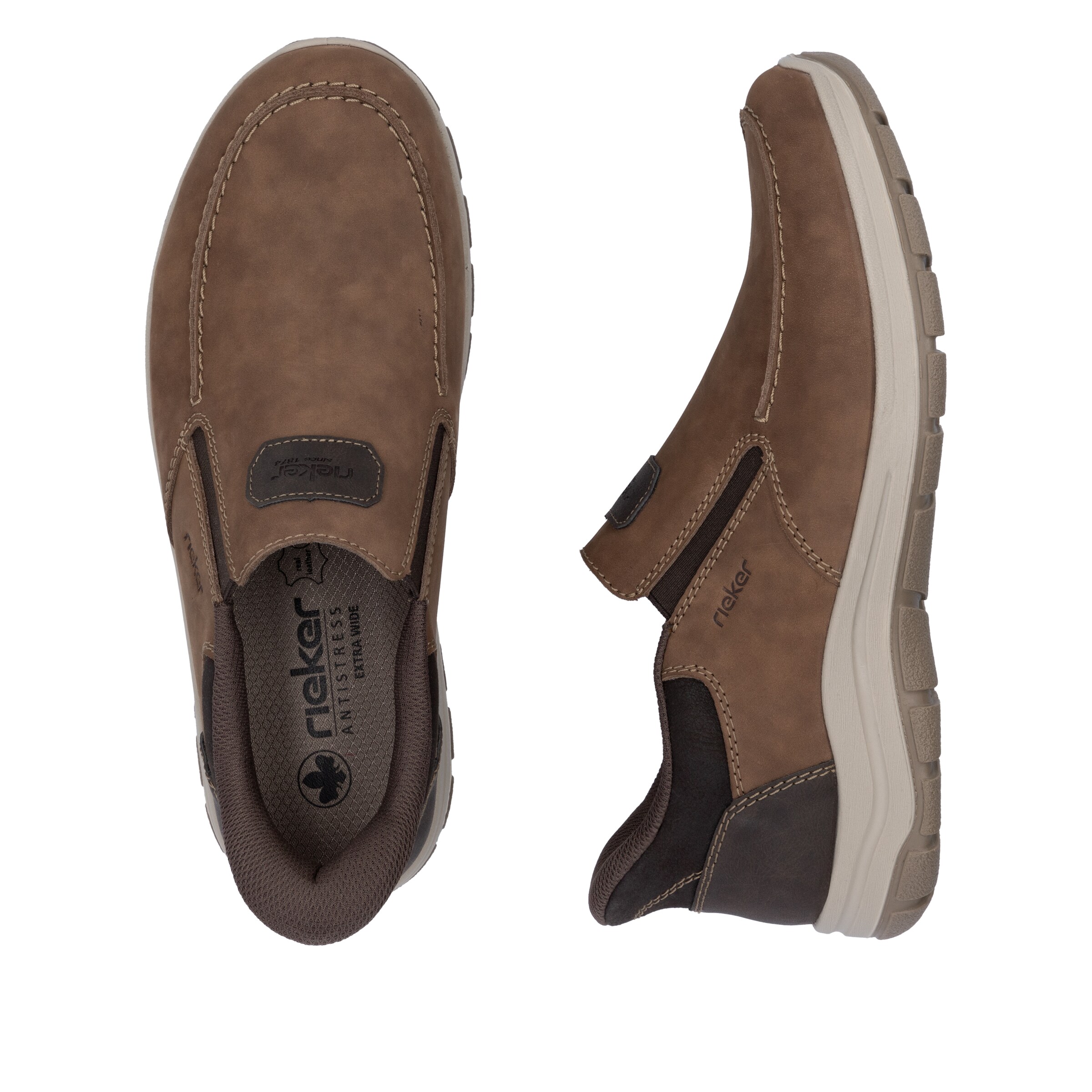 Rieker Slip On in Braun