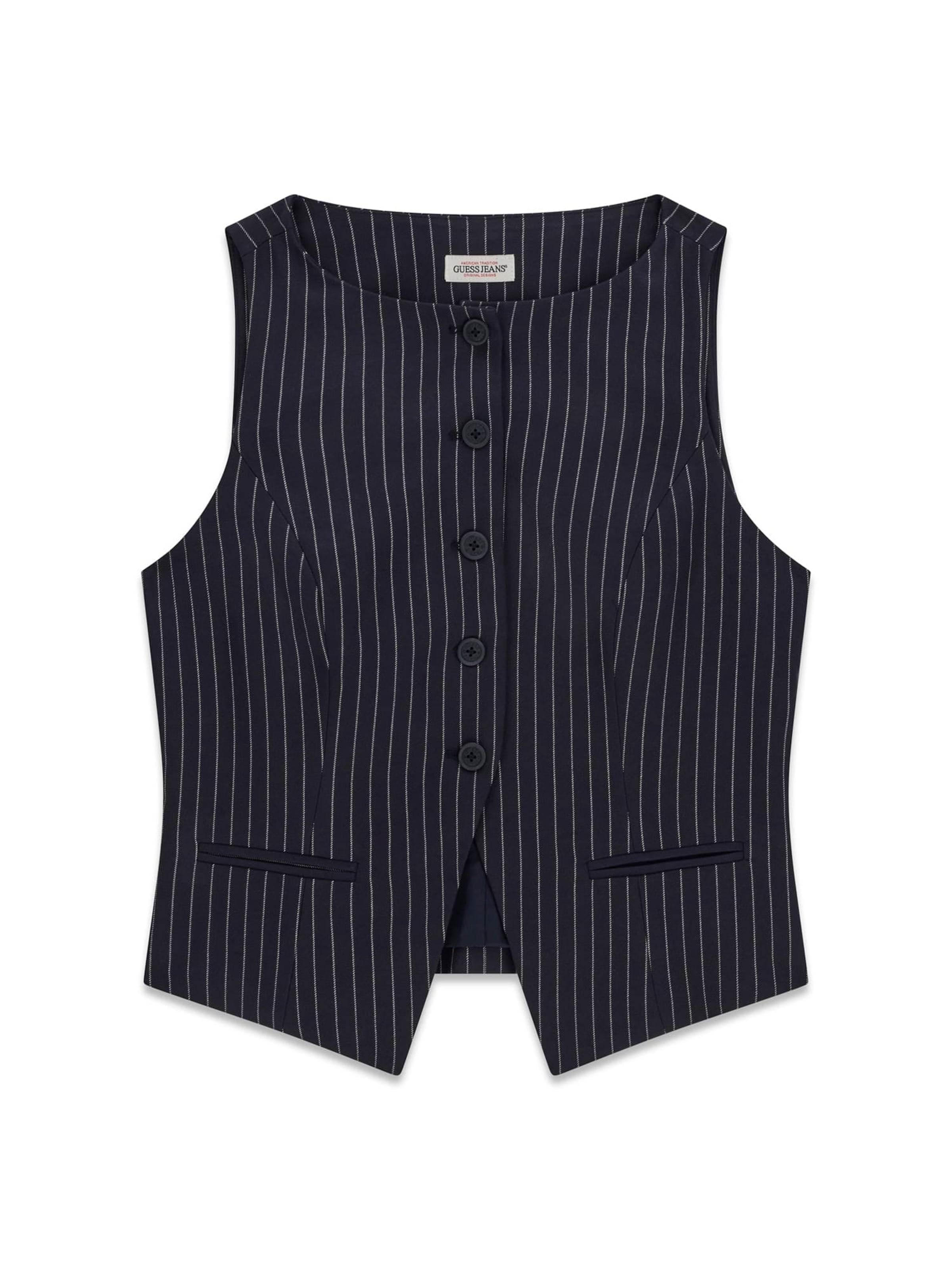 GUESS Anzugweste in 34 in navy / weiß, Produktansicht