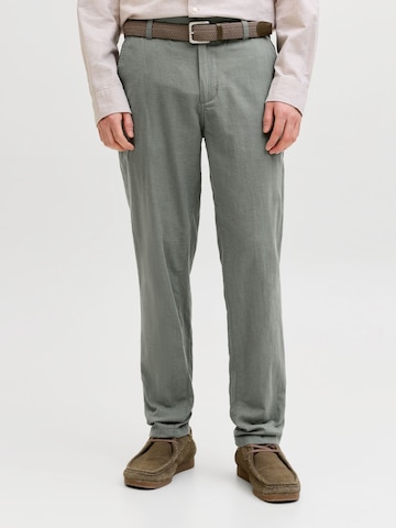 JACK & JONES Tapered Chino trousers 'JPSTAce JJSummer' in Green: front