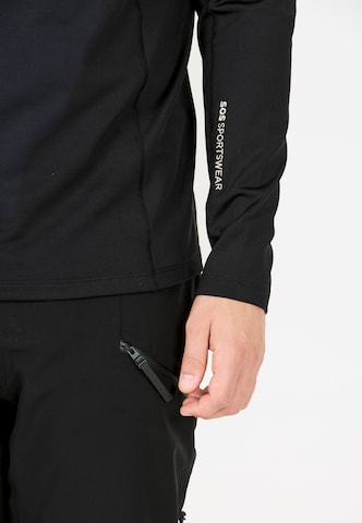 SOS Functioneel shirt 'Stratos' in Zwart