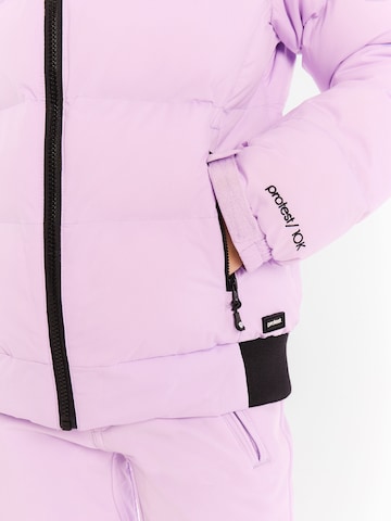 PROTEST Athletic Jacket 'PRTELINY JR' in Purple