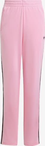 ADIDAS ORIGINALS Trousers 'Firebird' in Pink: front
