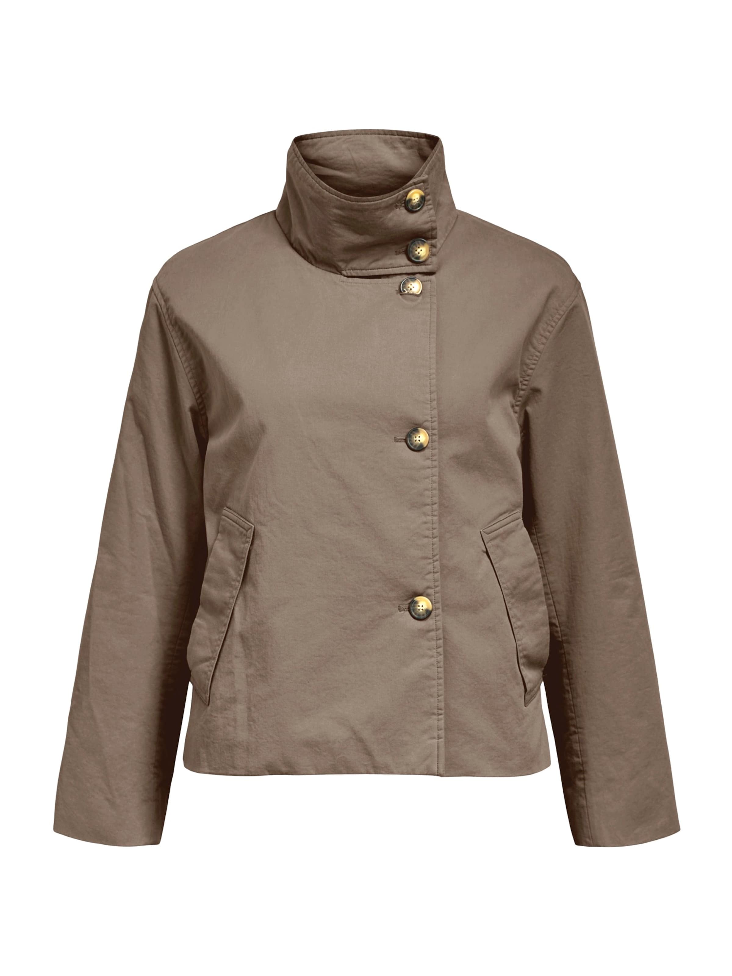 OBJECT Between-season jacket 'OBJGro' in Brown: front