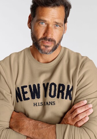H.I.S Sweatshirt in Beige