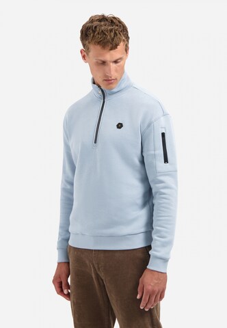 No Excess Sweatshirt in Blauw: voorkant