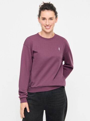 NIKIN Sweatshirt in Purple: front
