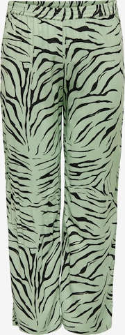 Pantaloni de la ONLY Carmakoma pe verde: față