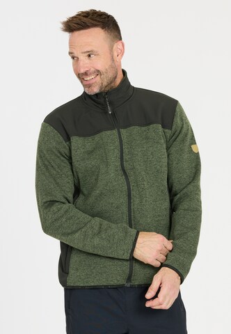 Whistler Fleecejacke 'Farmer' in Grün: Vorderseite