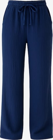 WENOR Wide Leg Hose 'Eleni' in Blau: Vorderseite