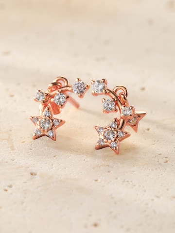 Hey Happiness - Pendientes 'Falling Star' en oro