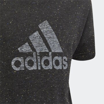 ADIDAS SPORTSWEAR Performance shirt 'Future Icons  Loose Badge Of Sport' in Black