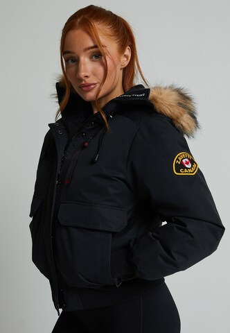 Veste d’hiver 'Gabellia' Zavetti Canada en noir : devant