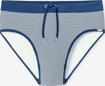 SCHIESSER Bathing trunks ' Ocean Swim ' in Blue: front