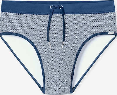 SCHIESSER Maillot de bain ' Ocean Swim ' en S en bleu / blanc, Vue avec produit