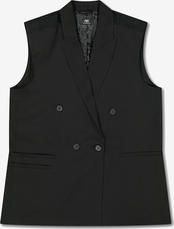 Gilet de costume 'Taki' Le Temps Des Cerises en noir : devant