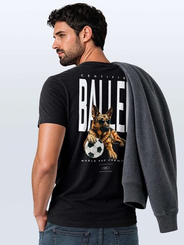 Neverless Shirt 'Pub Champion'‌‌ in Schwarz