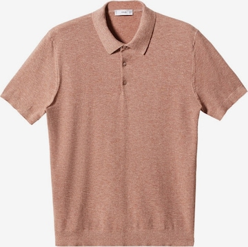 MANGO MAN Shirt 'Andrew' in Oranje: voorkant