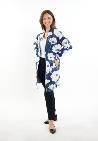 Usha Knit cardigan 'Lurea' in Blue