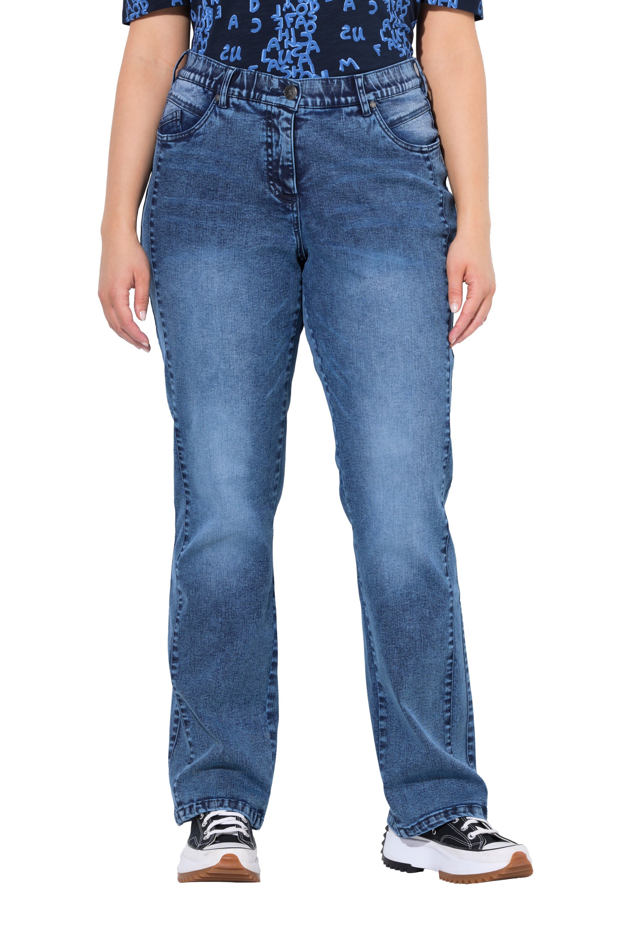 Regular Jean Ulla Popken en bleu : devant