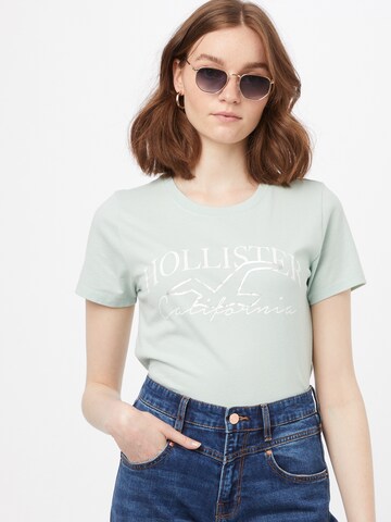 T-shirt HOLLISTER en bleu : devant