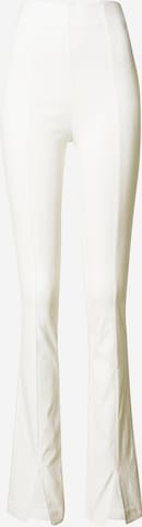 ABOUT YOU x Laura Giurcanu Trousers 'Joelle' in White: front