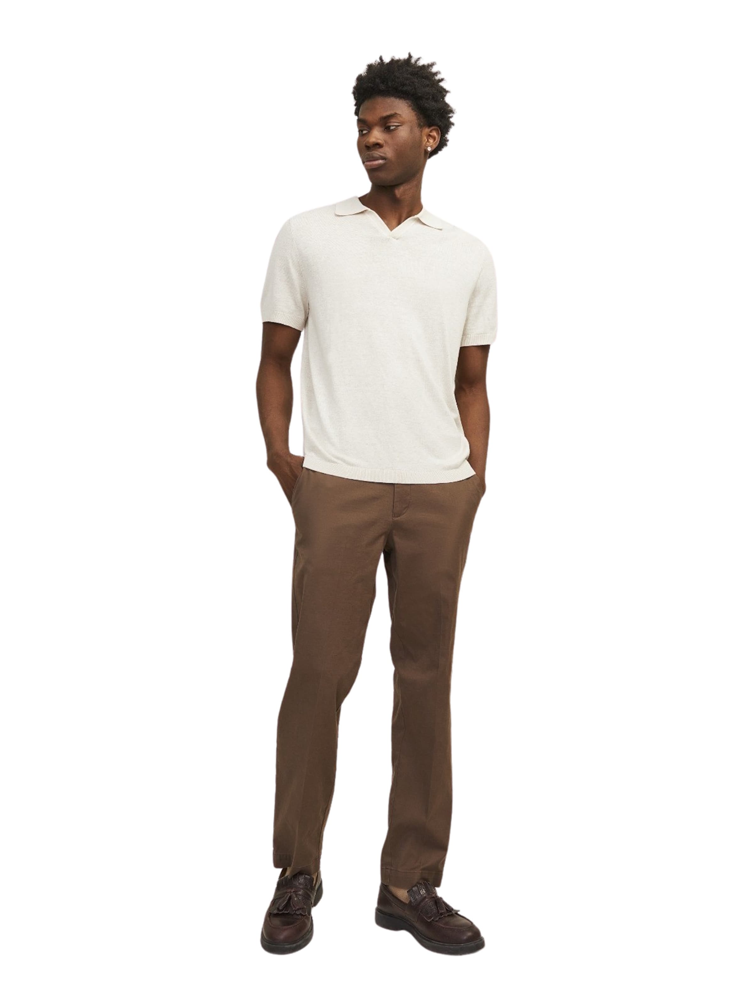 Pull-over 'Igor' JACK & JONES en blanc