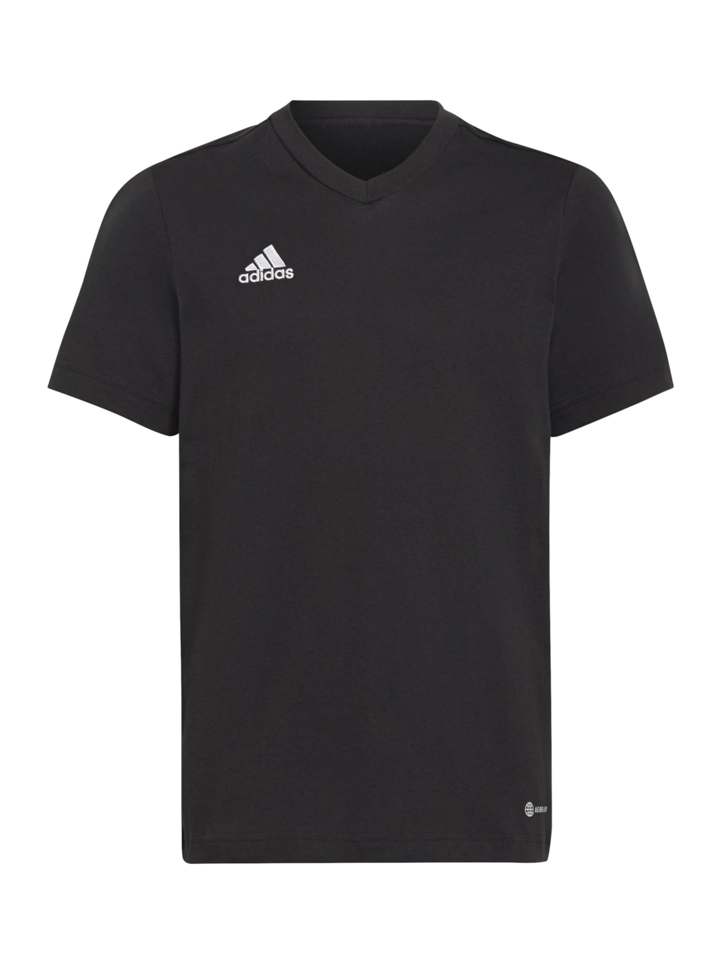 ADIDAS PERFORMANCE Performance shirt 'Entrada 22' in Black: front