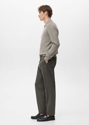 MANGO MAN Regular Hose 'Stone' in Grau