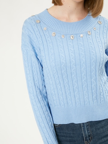 Pull-over Influencer en bleu