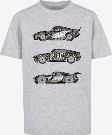 ABSOLUTE CULT Shirt 'Cars - Text Racers' in Grey: front