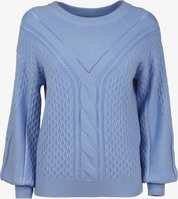 Influencer Pullover in Blau: predná strana