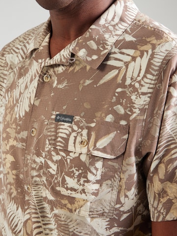 COLUMBIA Regular fit Funkcionális ing - barna