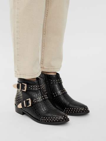 Bottines 'Belene' Bianco en noir