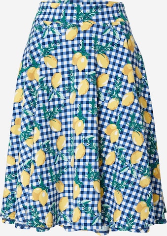 Blutsgeschwister Spódnica 'Fullmoon Circle' w kolorze niebieski: przód