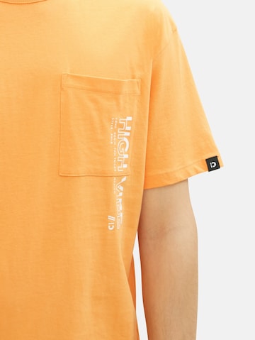 T-Shirt TOM TAILOR DENIM en orange