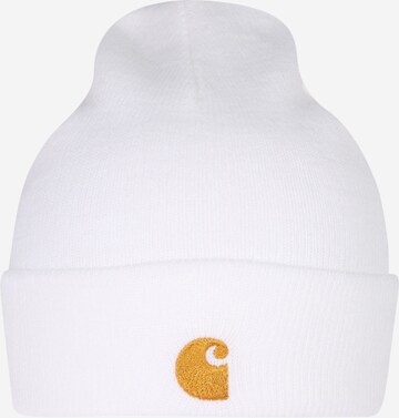 Carhartt WIP Beanie 'Chase' in White: front