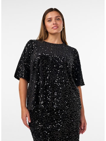 Camicia da donna 'Josefine' di Zizzi in nero
