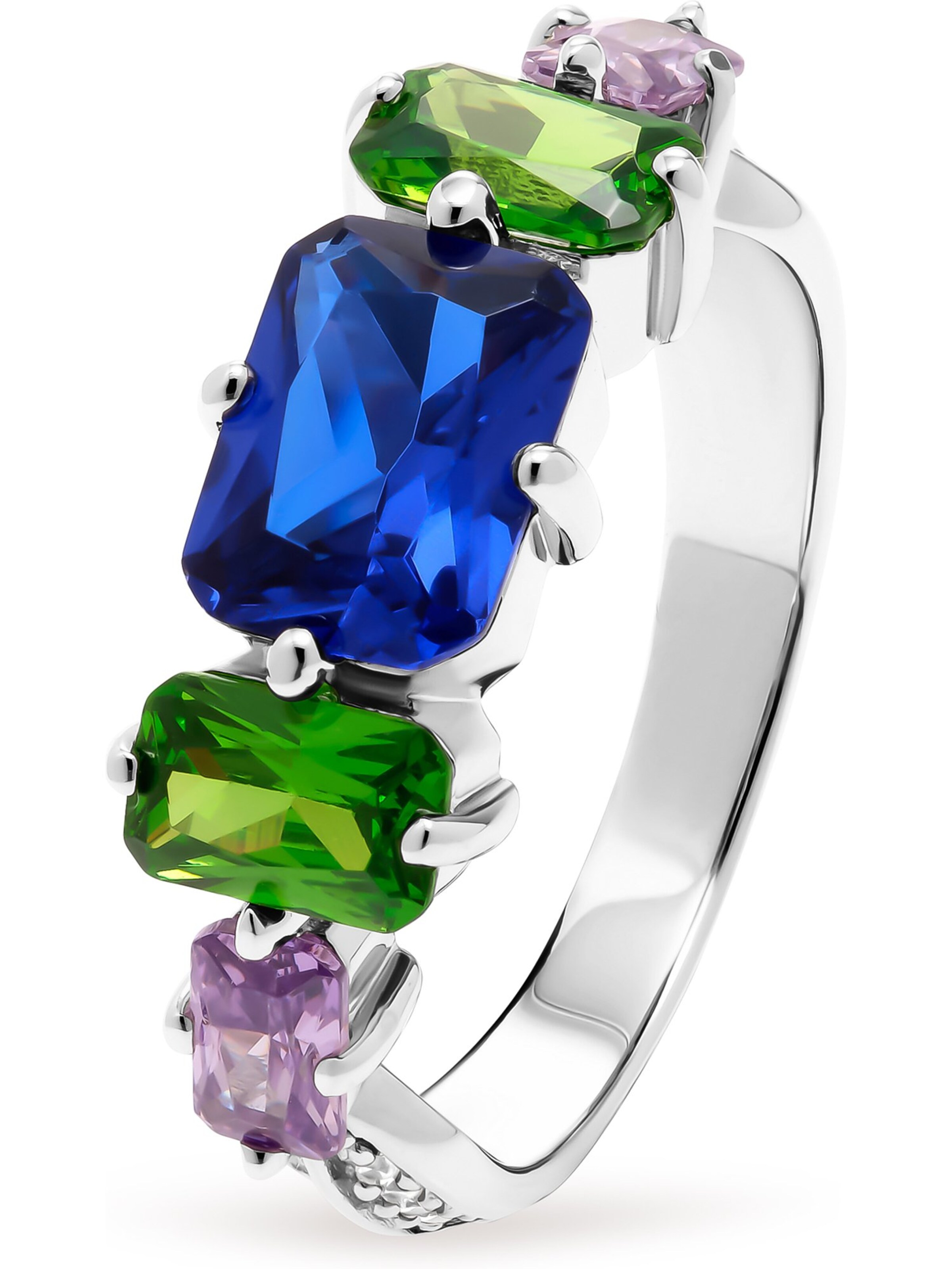 JETTE Ring in Silber: Vorderseite