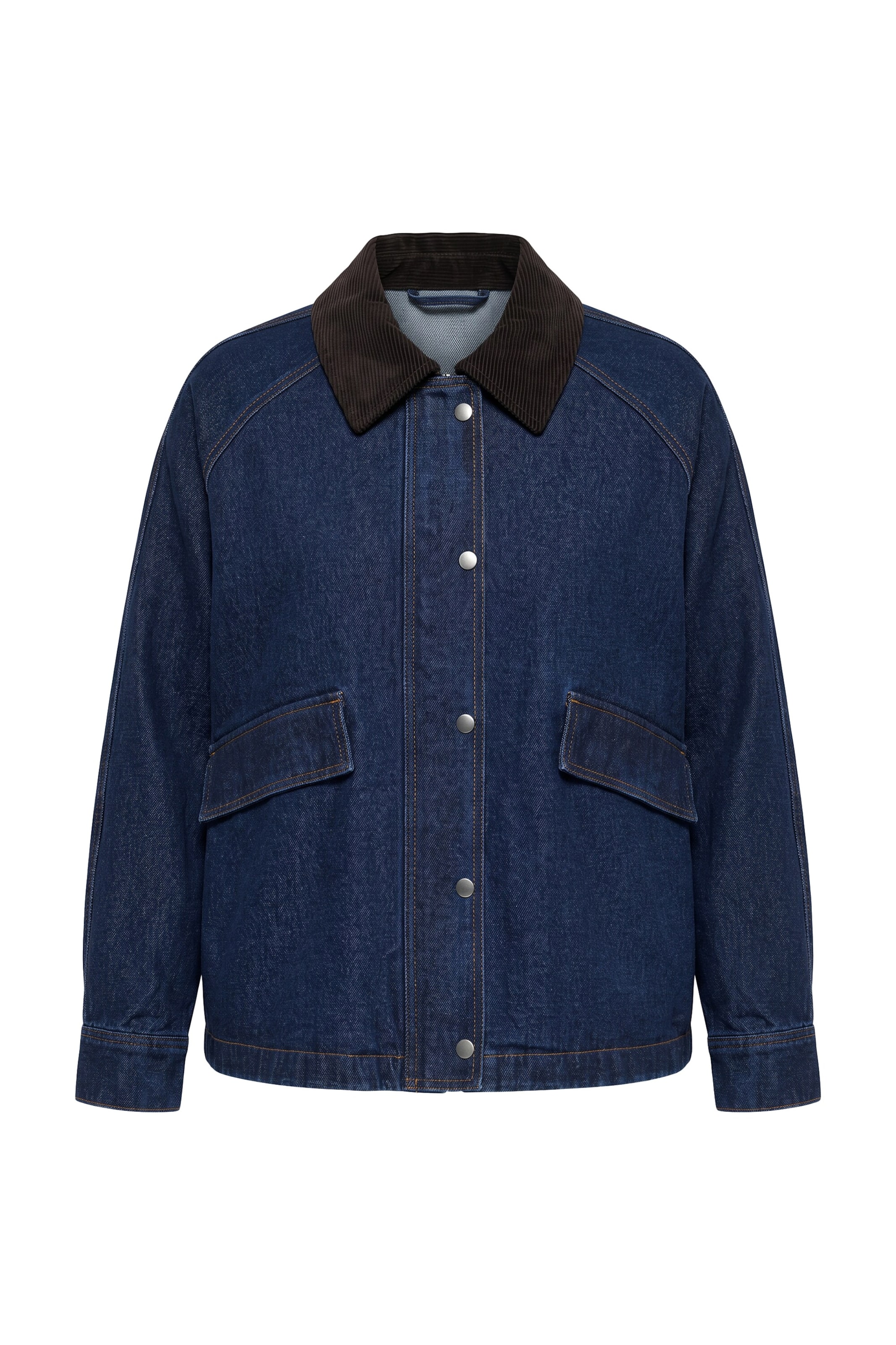 Studio Untold Tussenjas in Blauw: voorkant