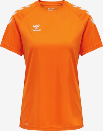 T-shirt fonctionnel Hummel en orange : devant