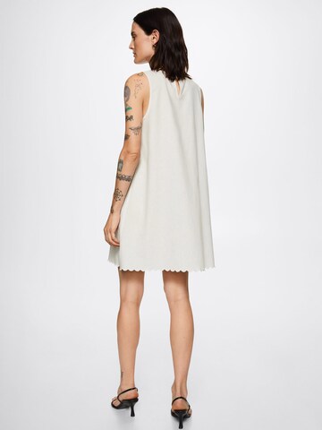 Robe 'ALMOND' MANGO en blanc