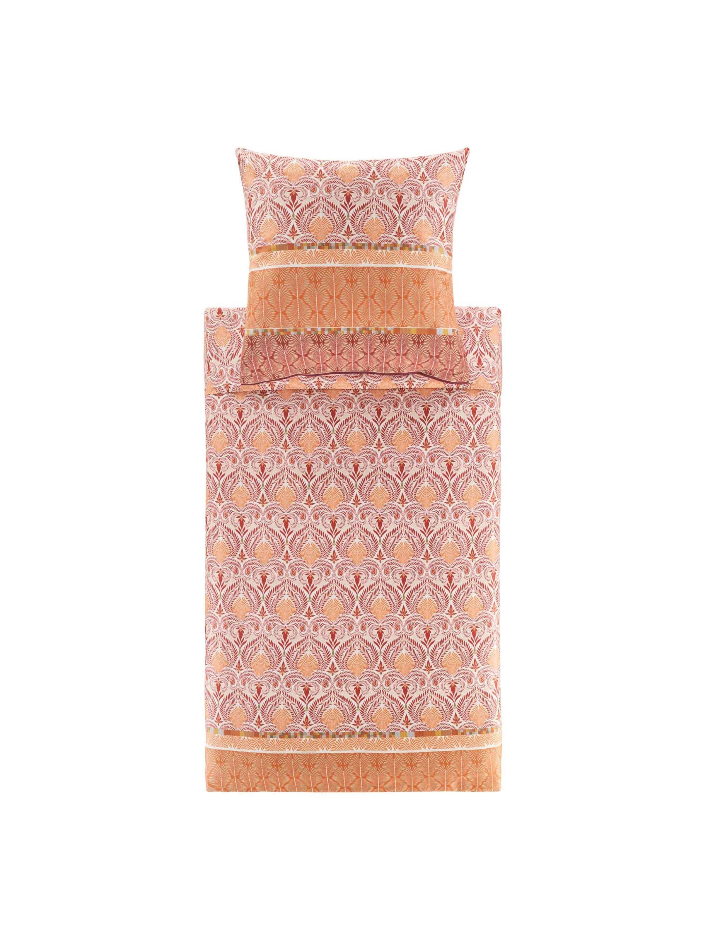 BASSETTI Bettwäsche Garnitur Nairobi in Rot: Vorderseite