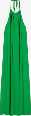 Bershka Лятна рокля в зелено: отпред
