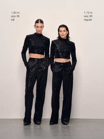 RÆRE by Lorena Rae Loosefit Broek in Zwart