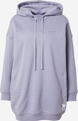 ADIDAS SPORTSWEAR Athletic Sweatshirt 'Lounge Fleece' in Purple: front