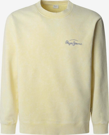 Pepe Jeans Sweatshirt 'Terrel Crew' in Yellow: front