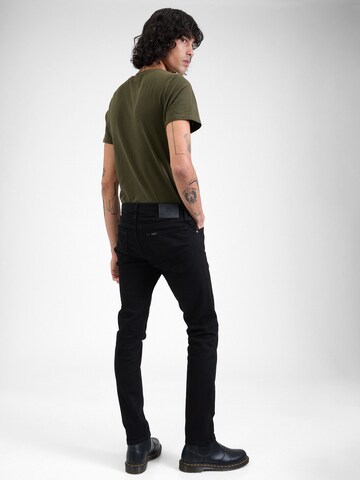 Lee Slimfit Jeans 'LUKE' in Zwart