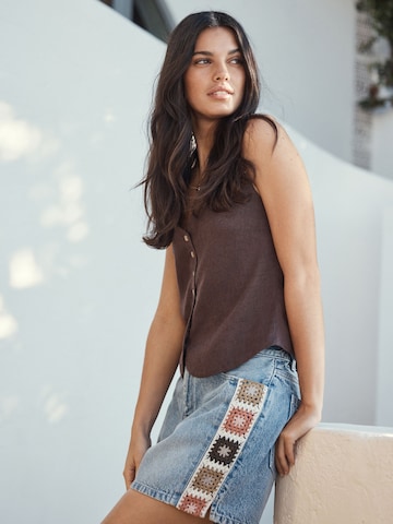 Next Regular Shorts in Blau